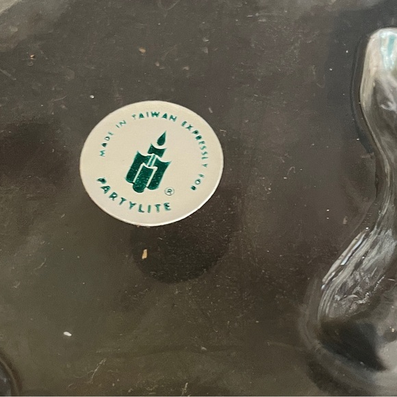 Retired Partylite "Iceland" 3-Wick Candle Holder Glass Bowl NEW OLD STOCK - Picture 6 of 7